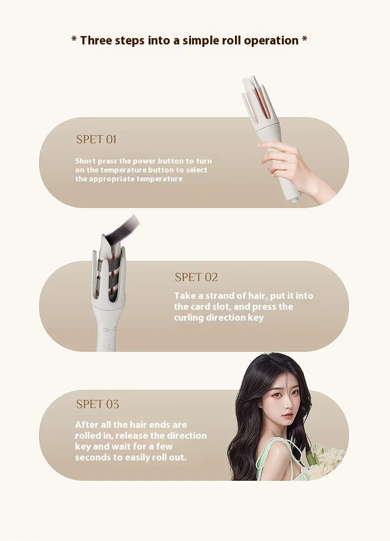 Fully Automatic Curling Iron 32Mm Automatic Rotating Ceramic Curling Iron Professional Curling Iron Curling Iron